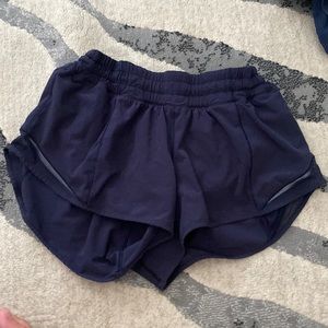 Navy lulu shorts